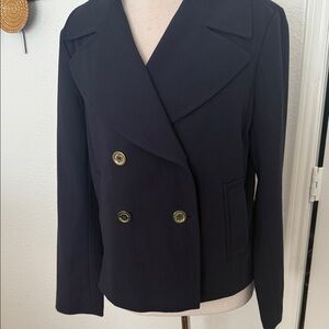 Liz Claiborne Navy Pea Coat